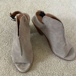 Frye sling back booties, 6.5